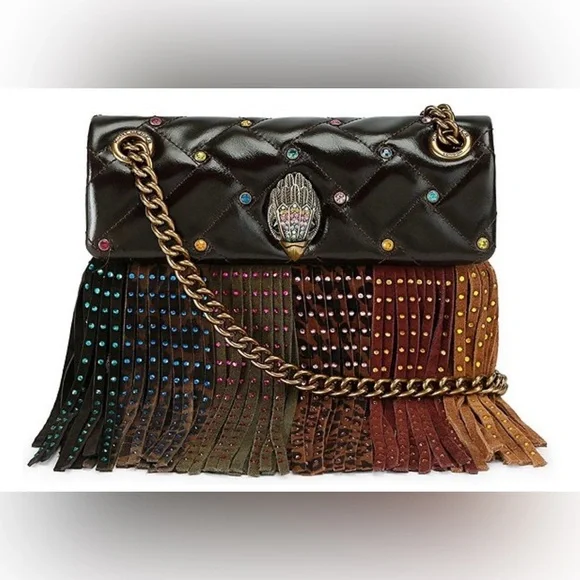 KURT GEIGER Mini Kensington Fringe Bag